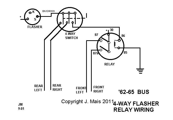 3 prong flasher wiring diagram