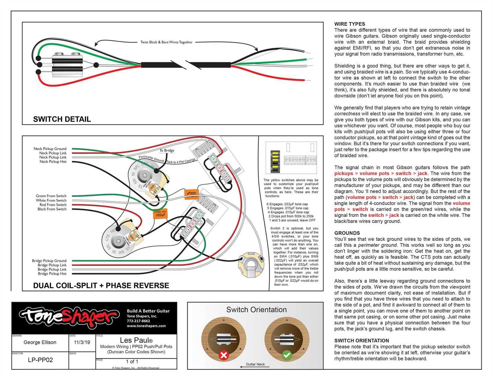 lp vintage wiring split coil diagram