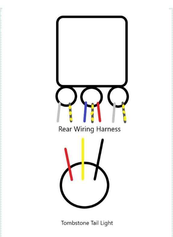 tail light wiring harness diagram