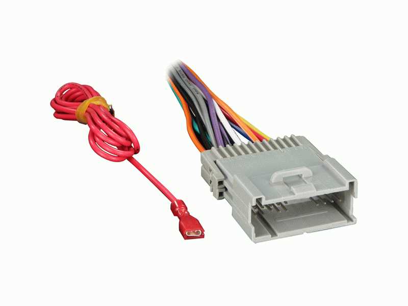 color code 2005 chevy silverado radio wiring harness diagram