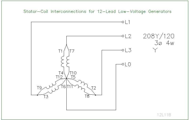 12 lead generator wiring diagrams