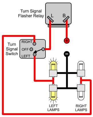 wiring diagram for flasher relay