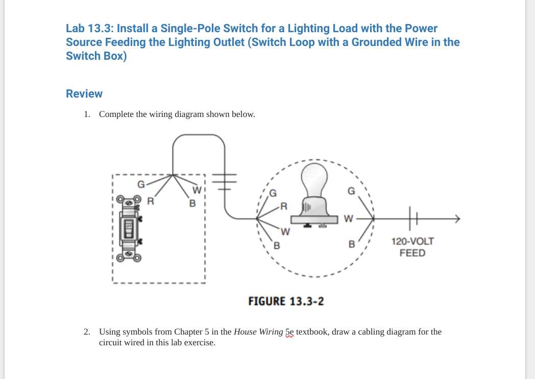 outlet switch wiring diagram