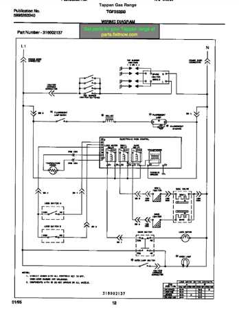 oven wiring diagram