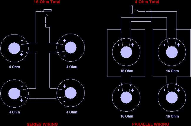 6 4 ohm speaker wiring diagram