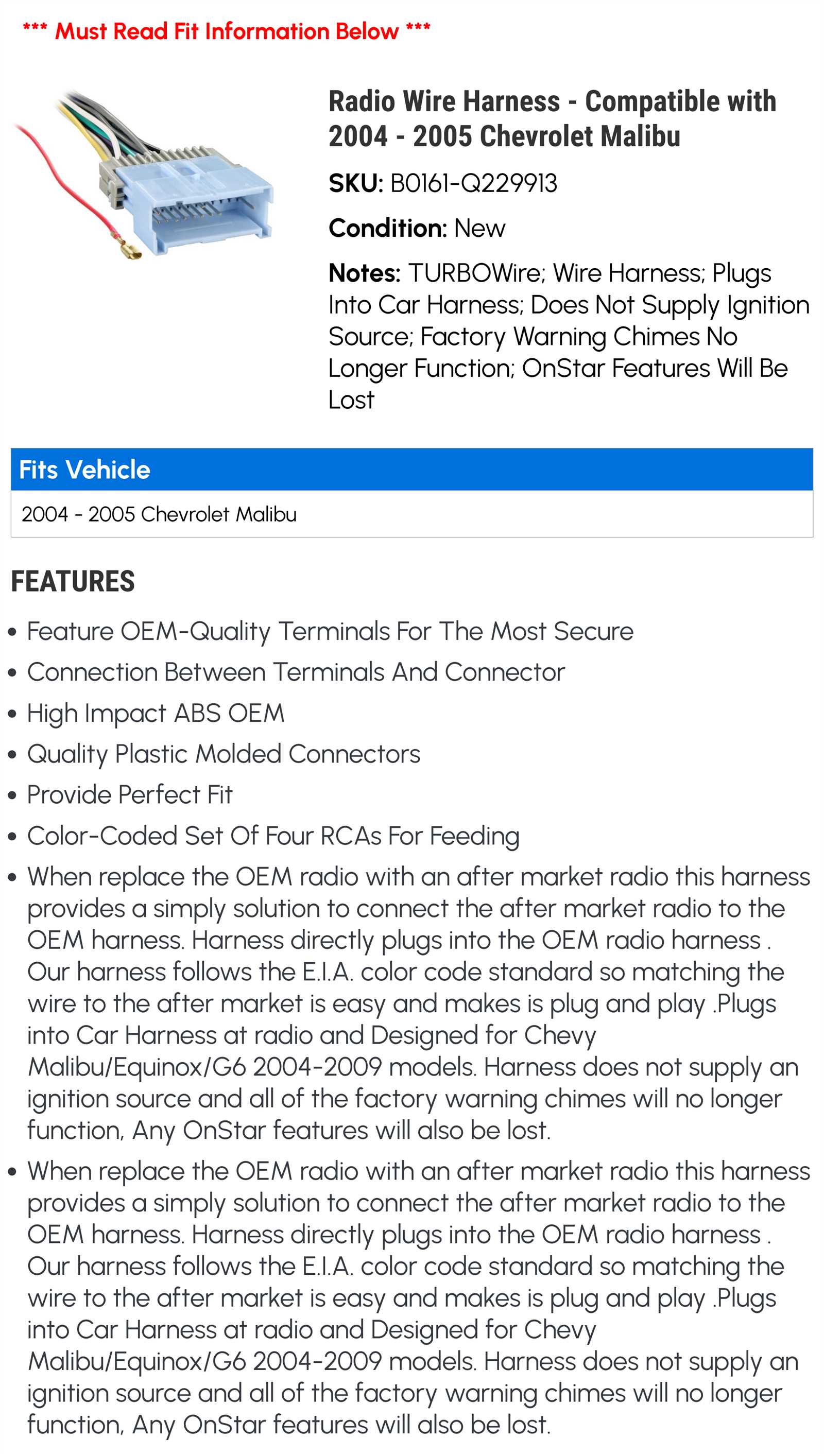 2004 chevy malibu stereo wiring diagram