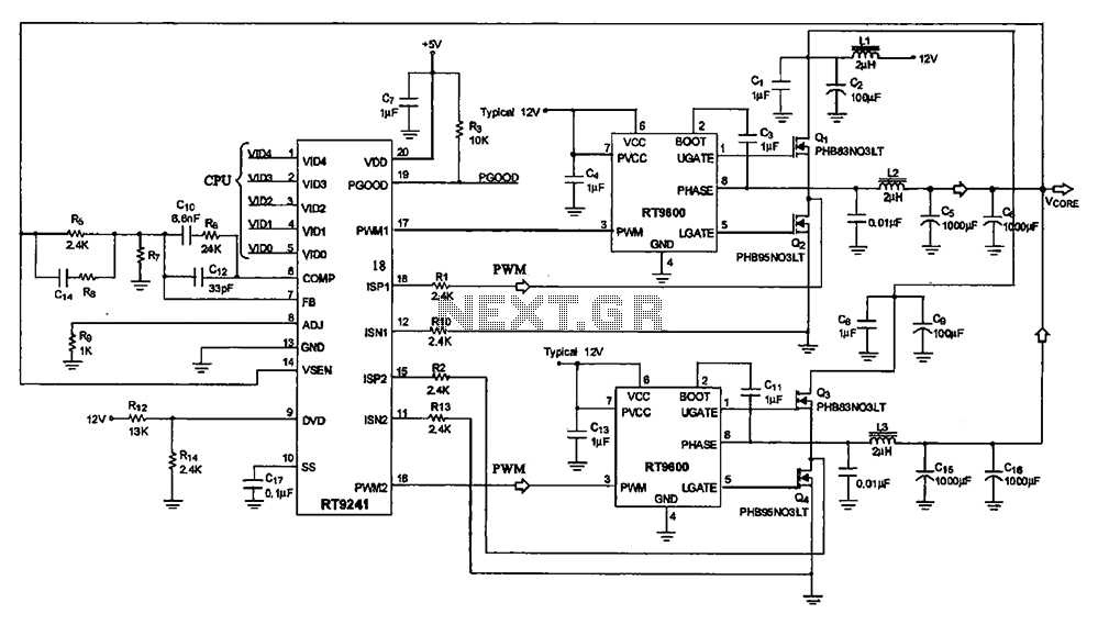 pc power supply wiring diagram