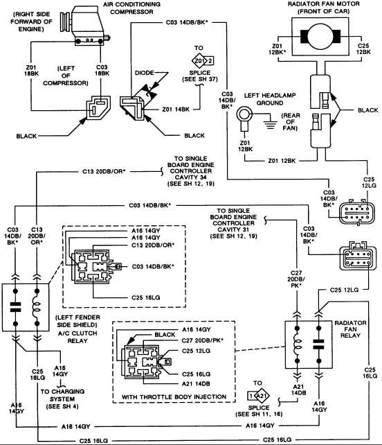 ac compressor clutch wiring diagram