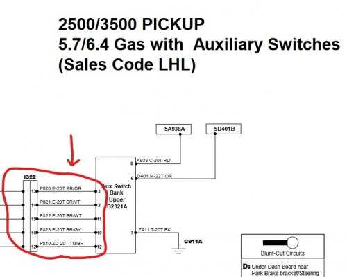 2022 f350 upfitter switch wiring diagram