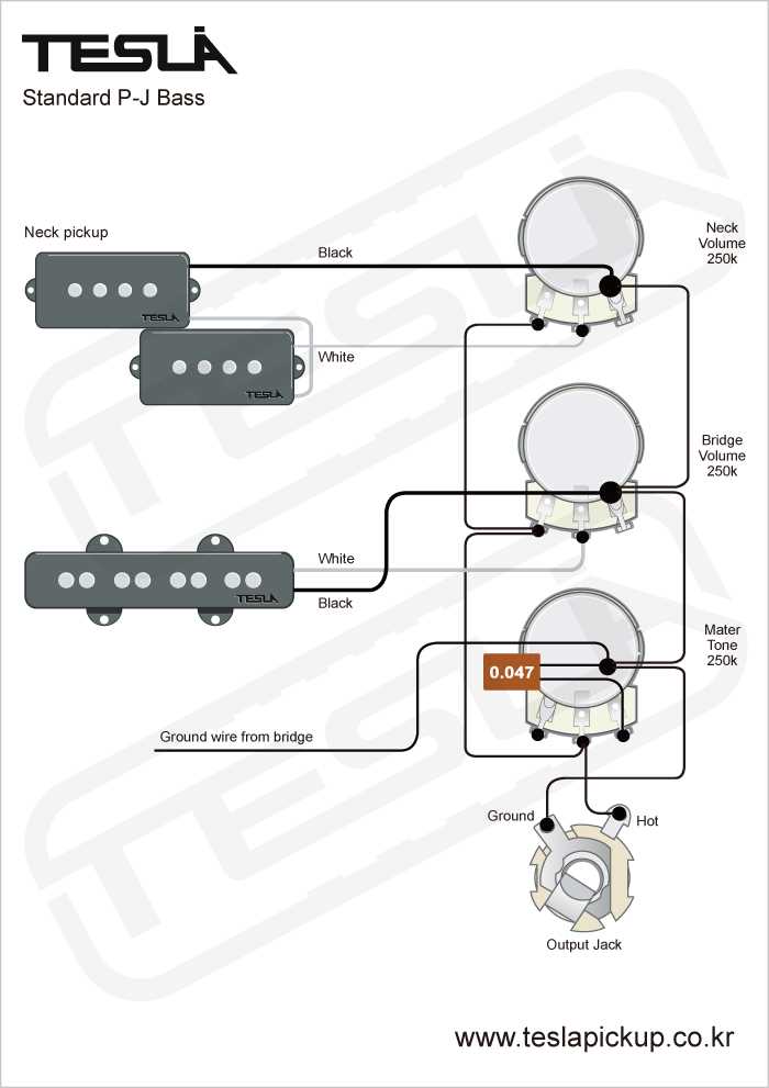 pj bass wiring diagram