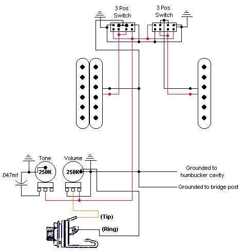 jaguar guitar wiring diagram