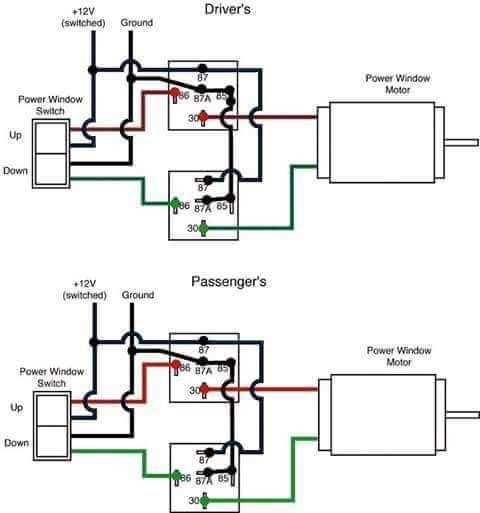 power window wiring diagram chevy