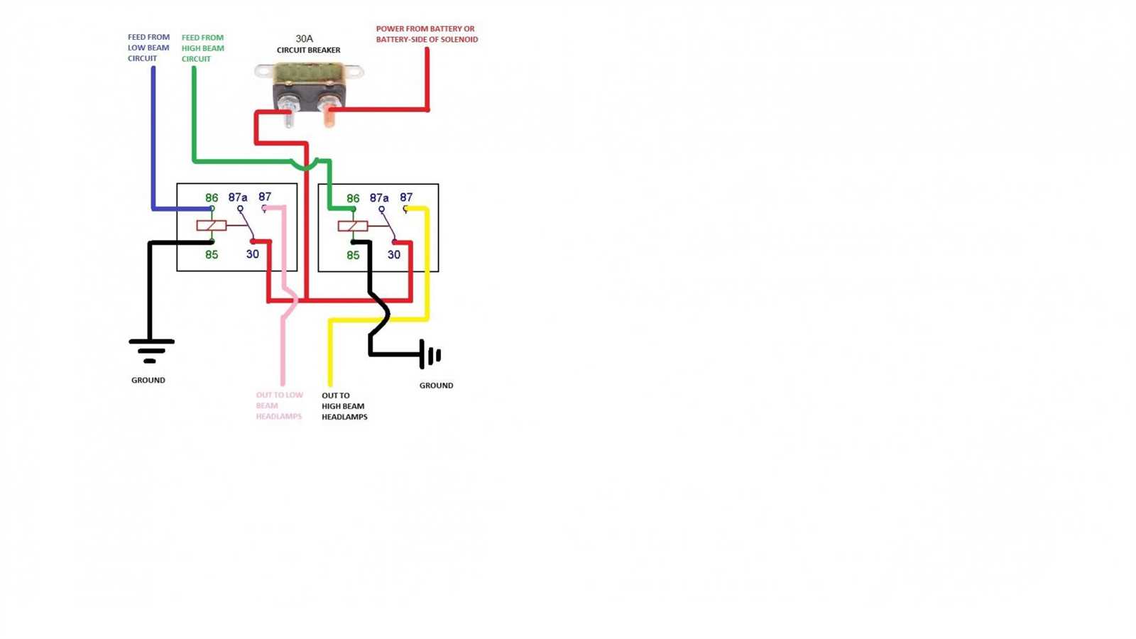 light switch ford headlight switch wiring diagram