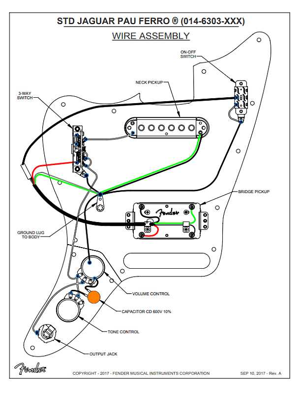 fender jaguar wiring diagram