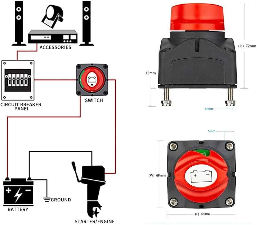 boat battery isolator switch wiring diagram