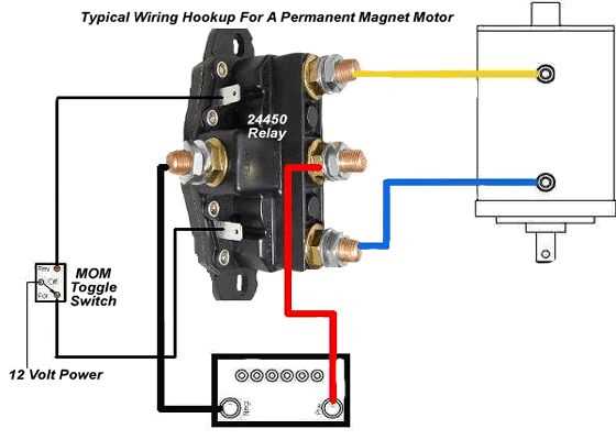 electric winch wiring diagram