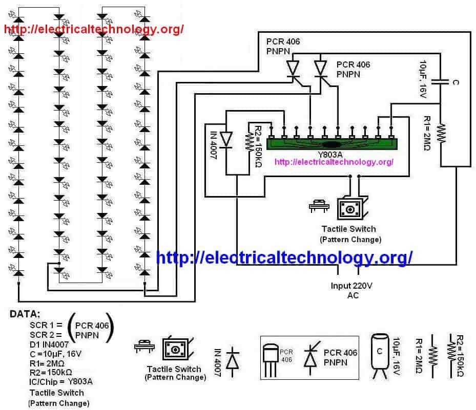 christmas light string wiring diagram