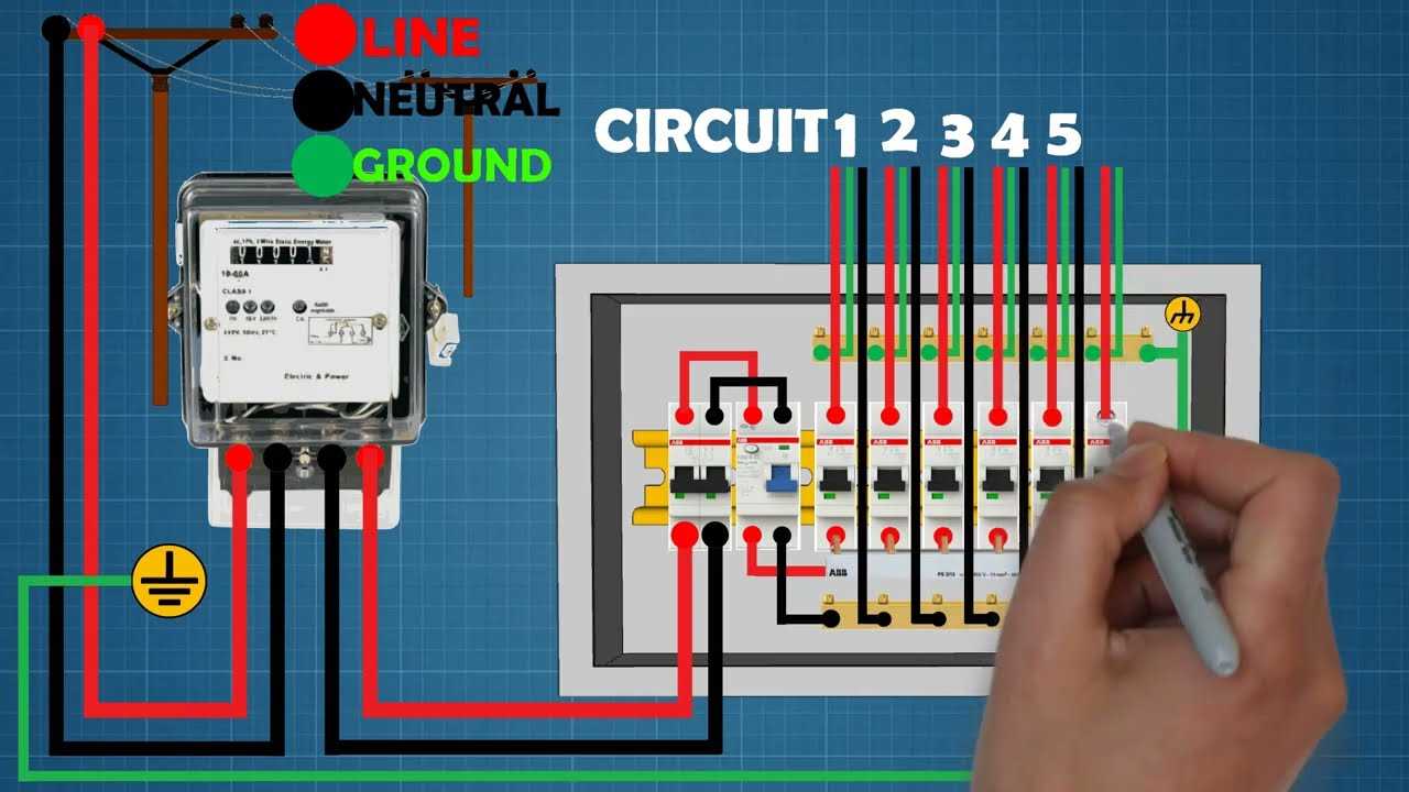 electric panel wiring diagram