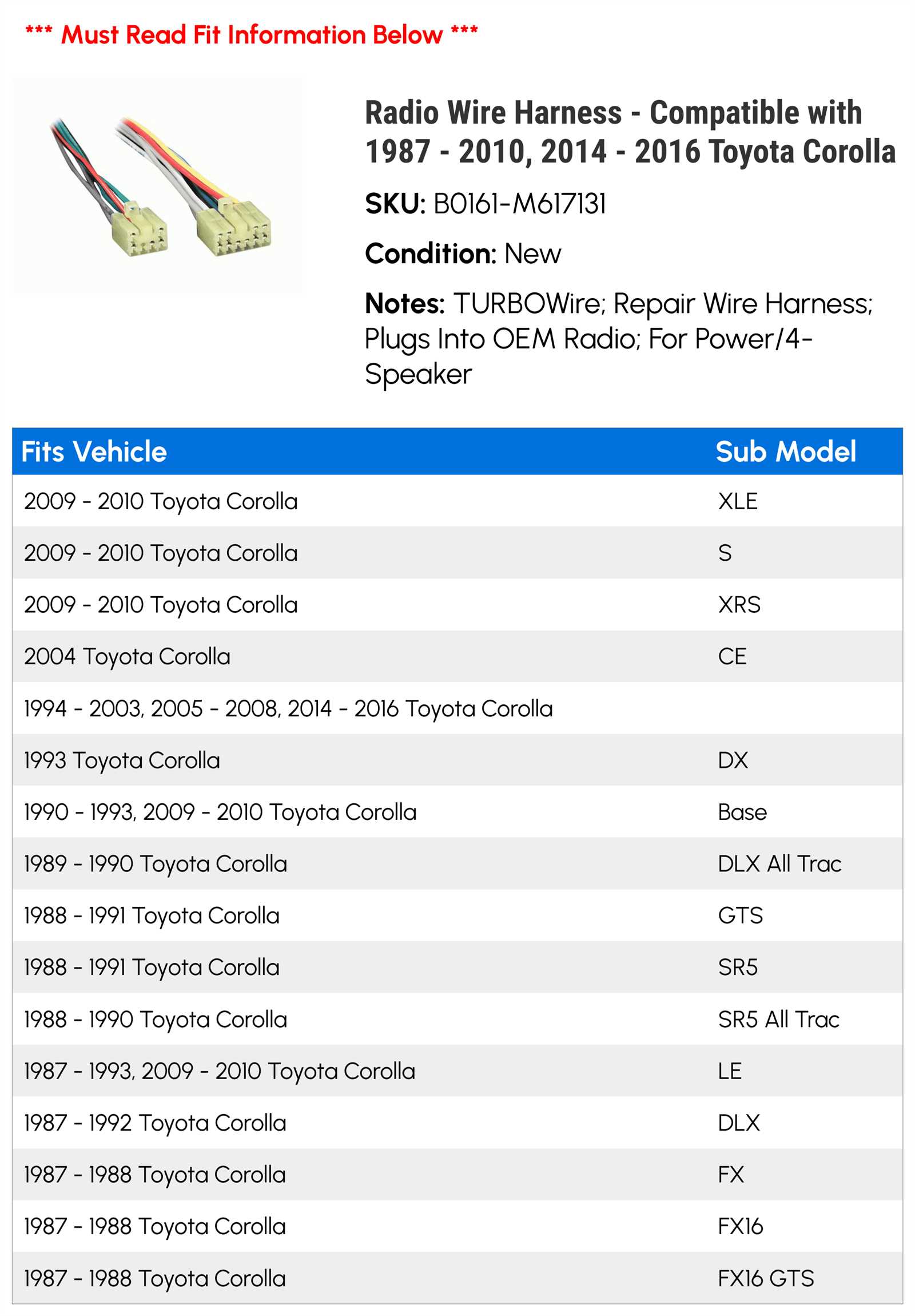 2001 toyota corolla stereo wiring diagram