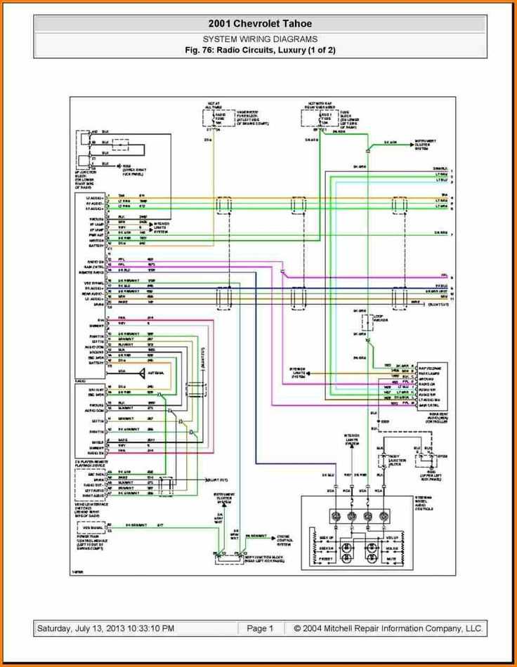 2004 tahoe radio wiring diagram