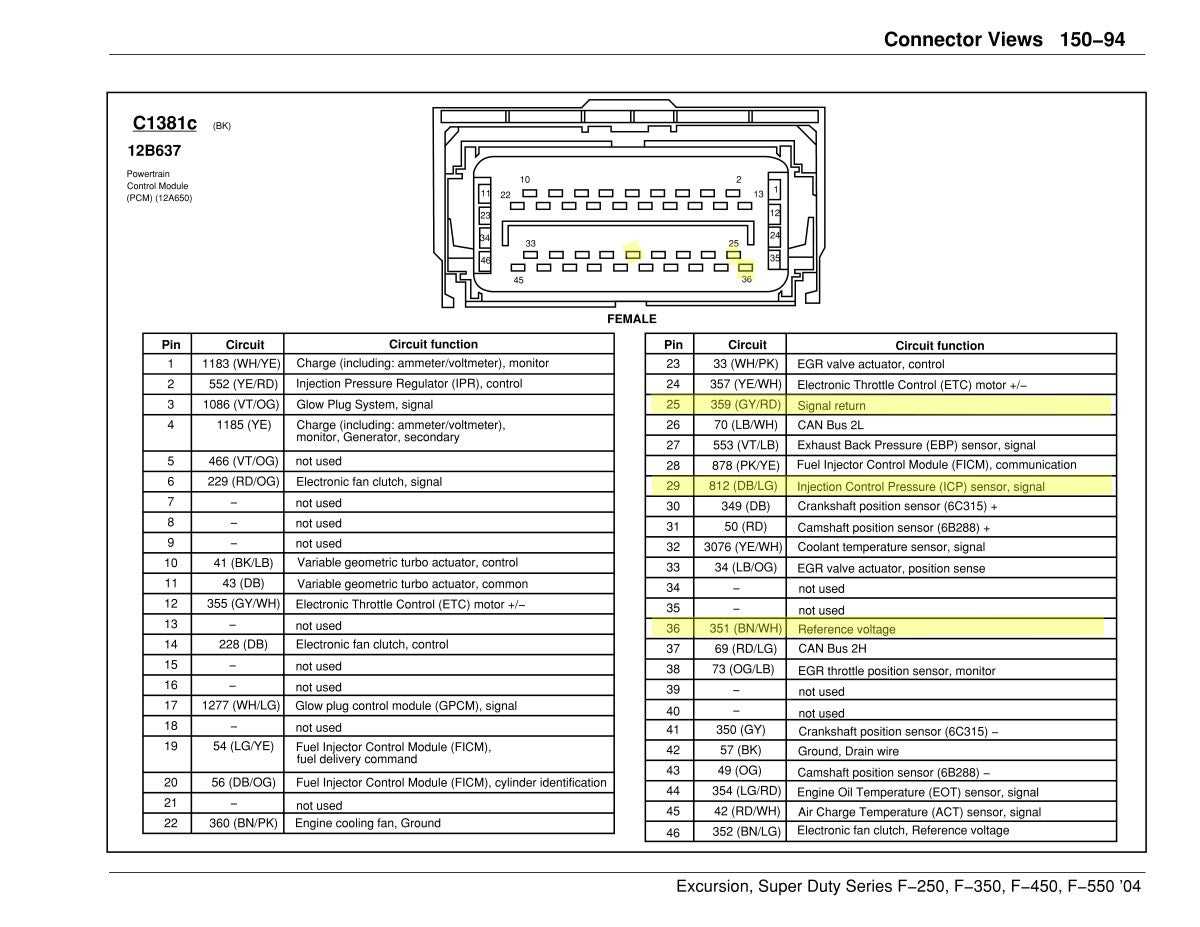 6.0 icp sensor pigtail wiring diagram