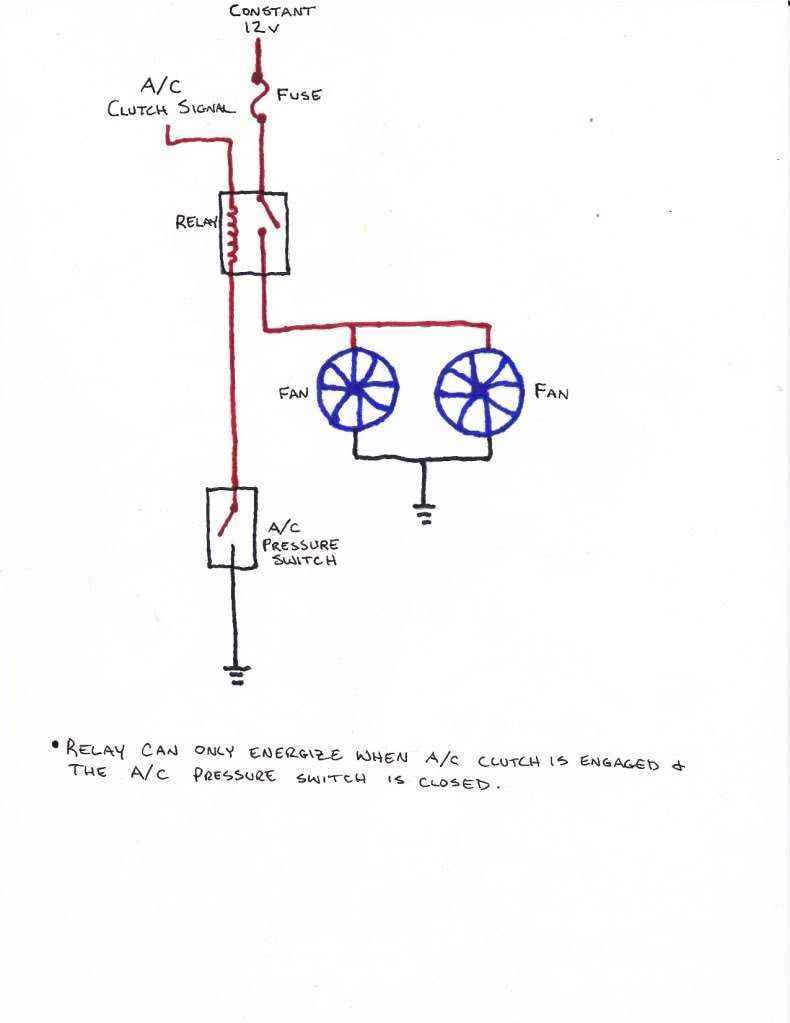 ac condenser fan wiring diagram