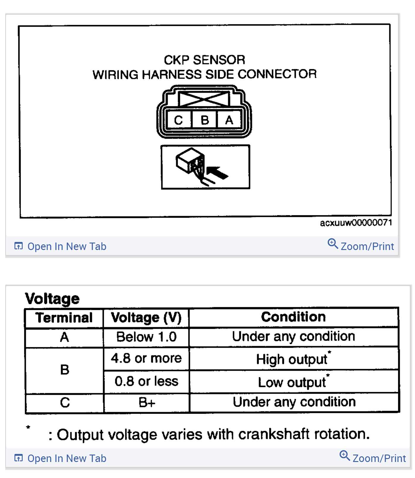 cam 3 wire crank sensor wiring diagram