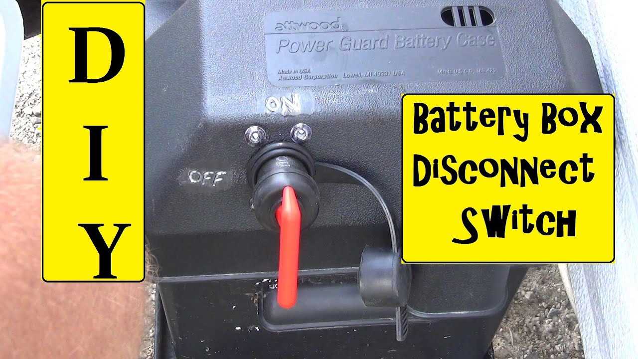 rv battery disconnect switch wiring diagram