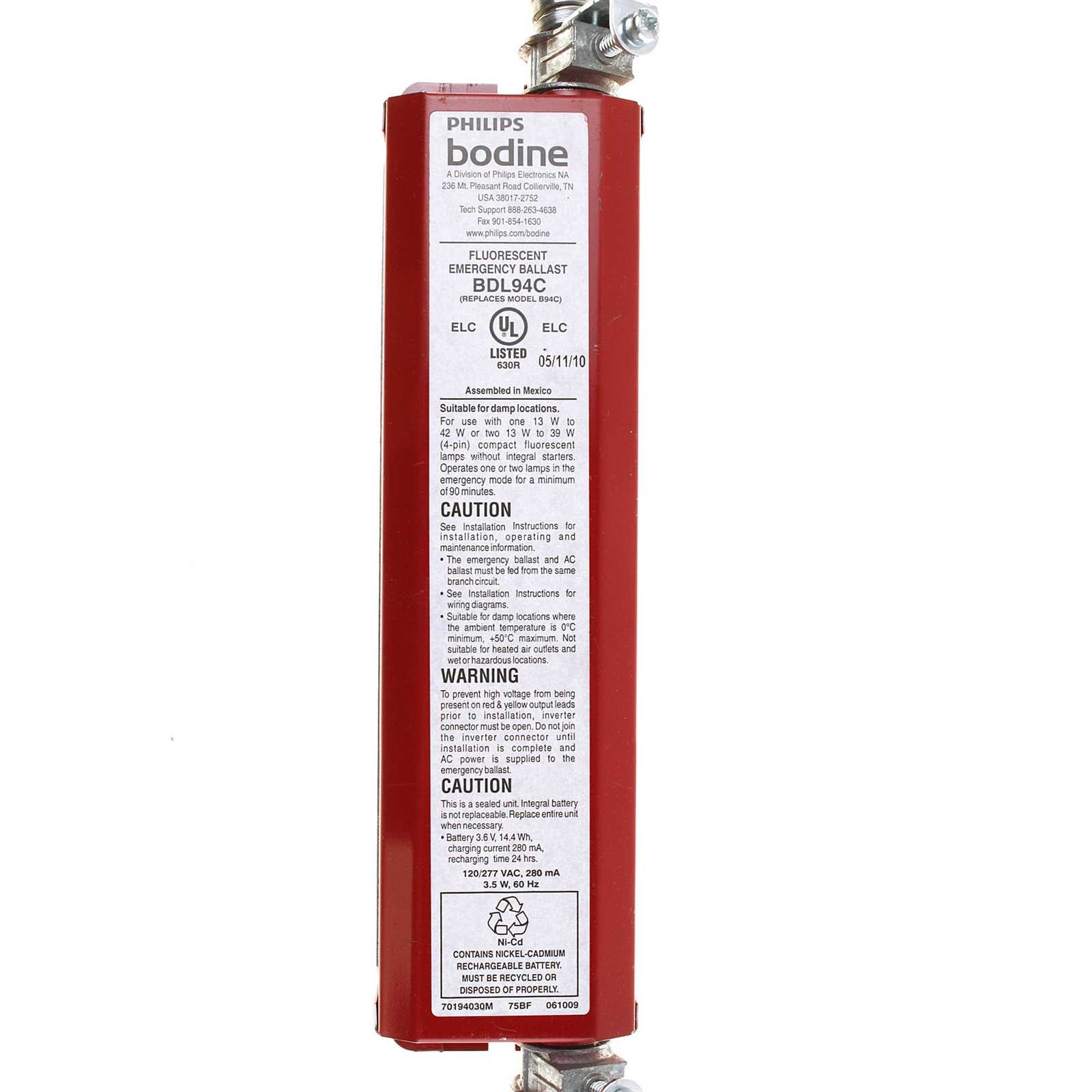 bodine bsl310 wiring diagram