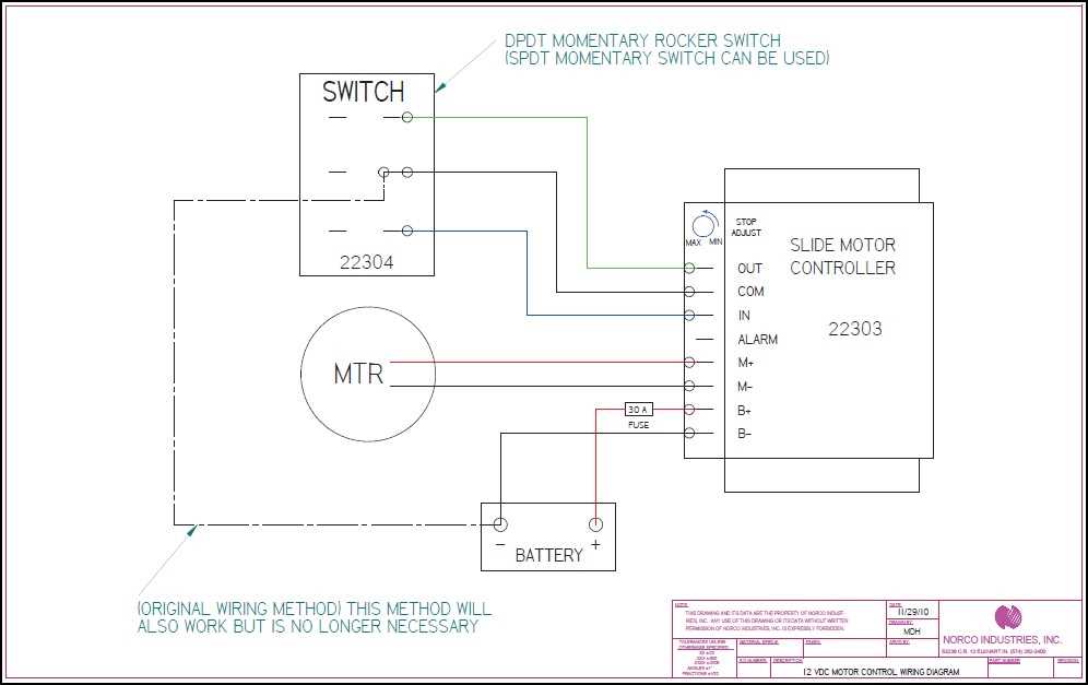 schematic rv slide out switch wiring diagram