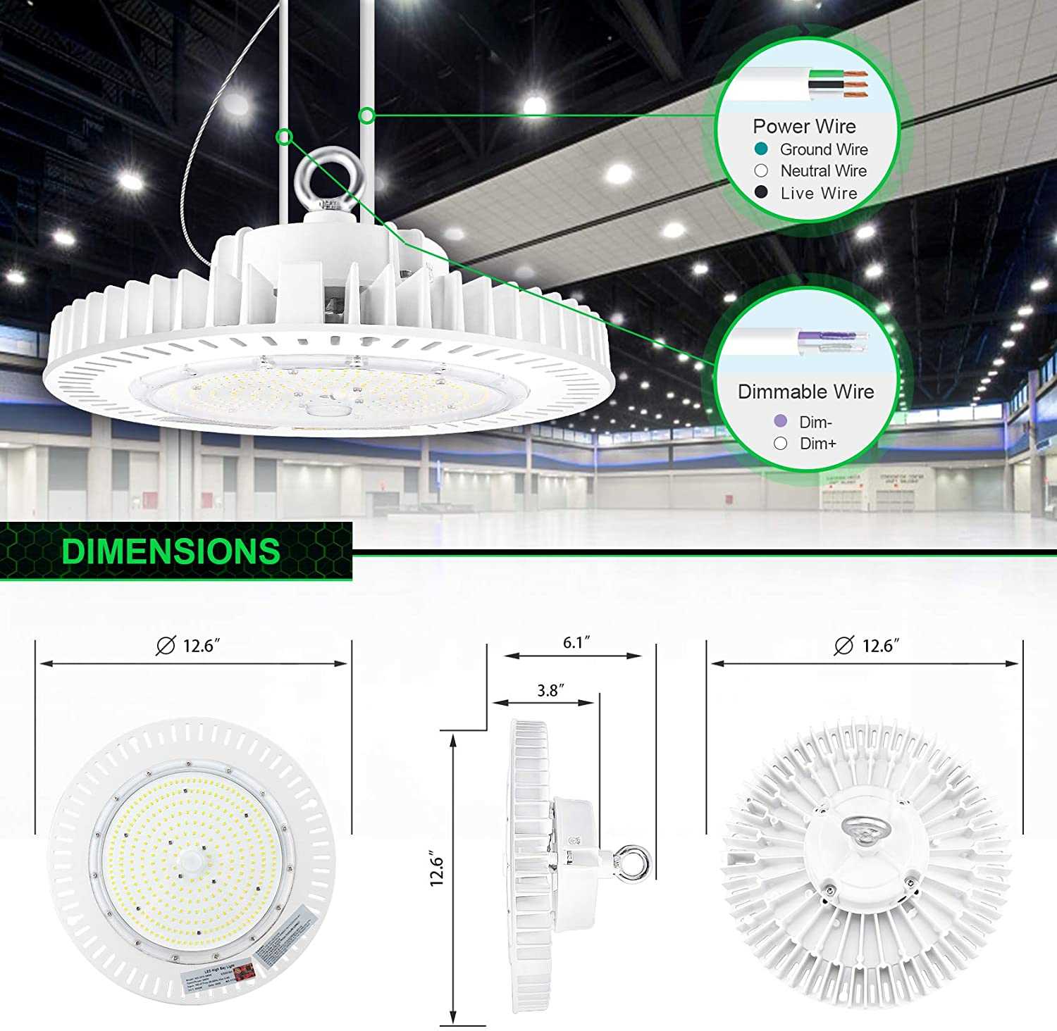 led high bay light wiring diagram