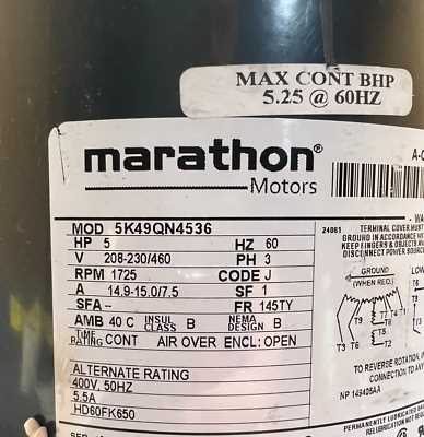 marathon single phase motor wiring diagram