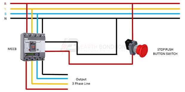 square d shunt trip circuit breaker wiring diagram