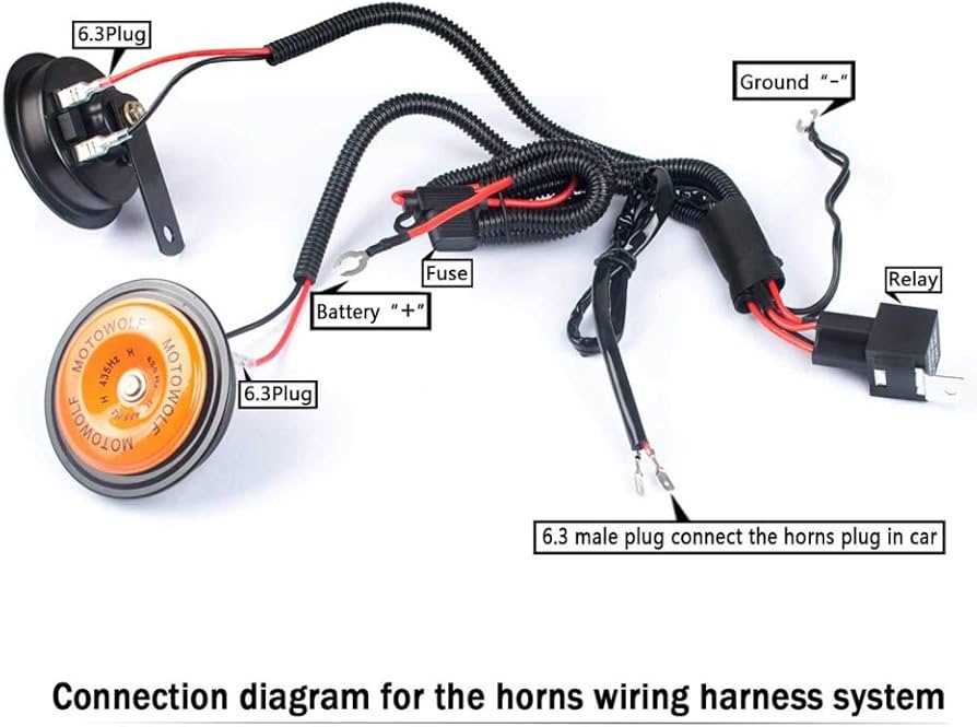 wiring diagram for car horn