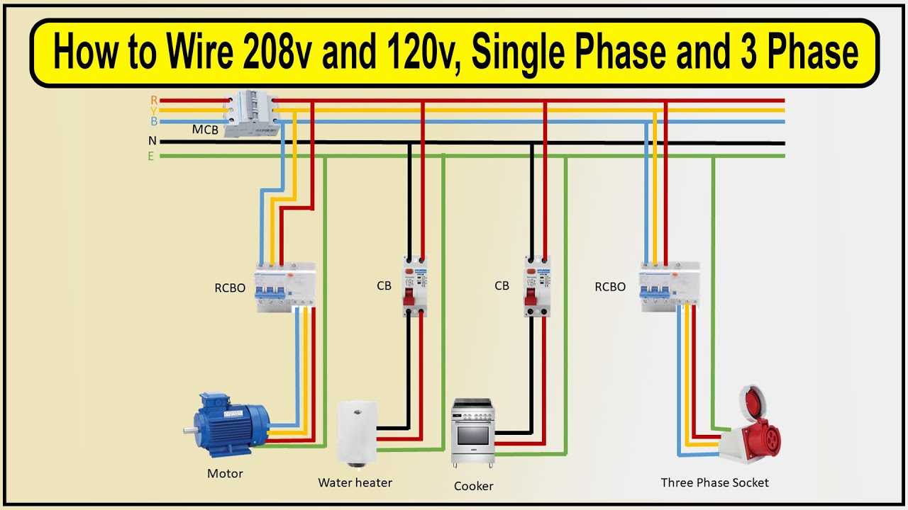 single phase 208 wiring diagram