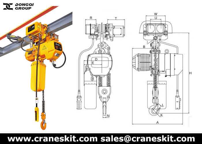 single phase hoist pendant wiring diagram