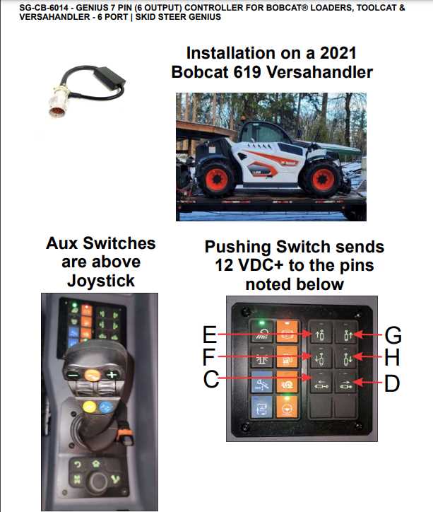 skid steer bobcat 7 pin plug wiring diagram