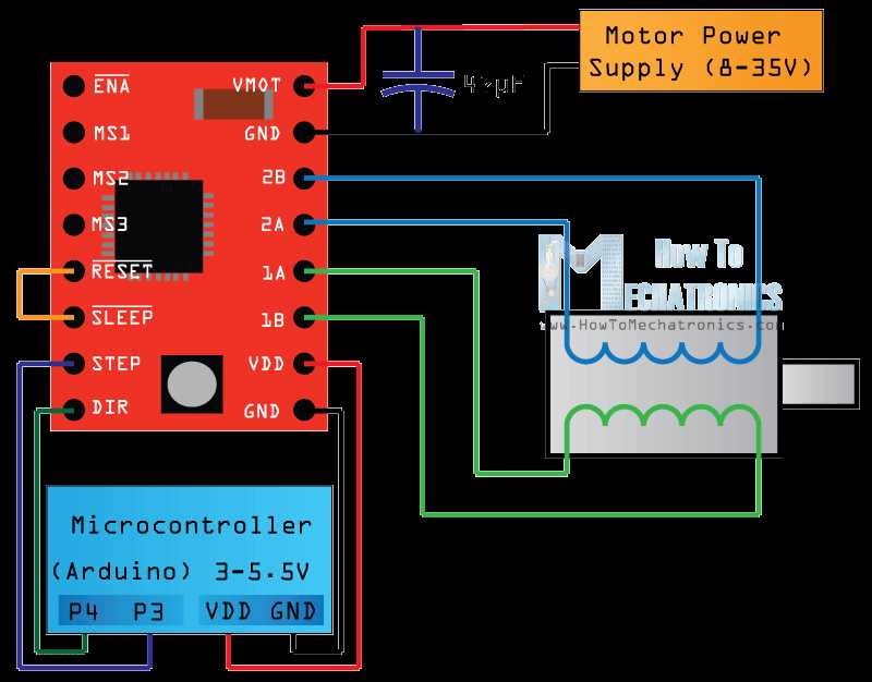 step motor wiring diagram