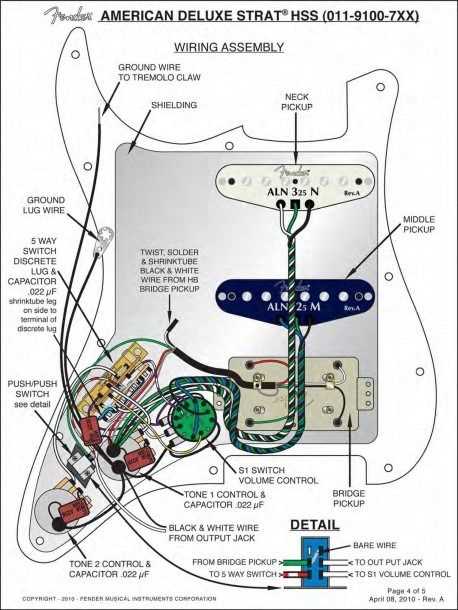 stratocaster wiring diagram series