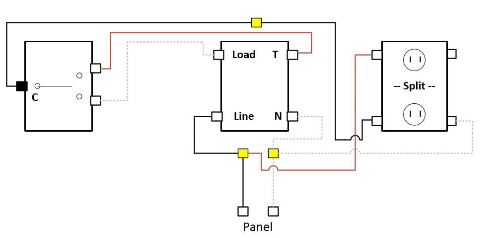 switch outlet wiring diagram