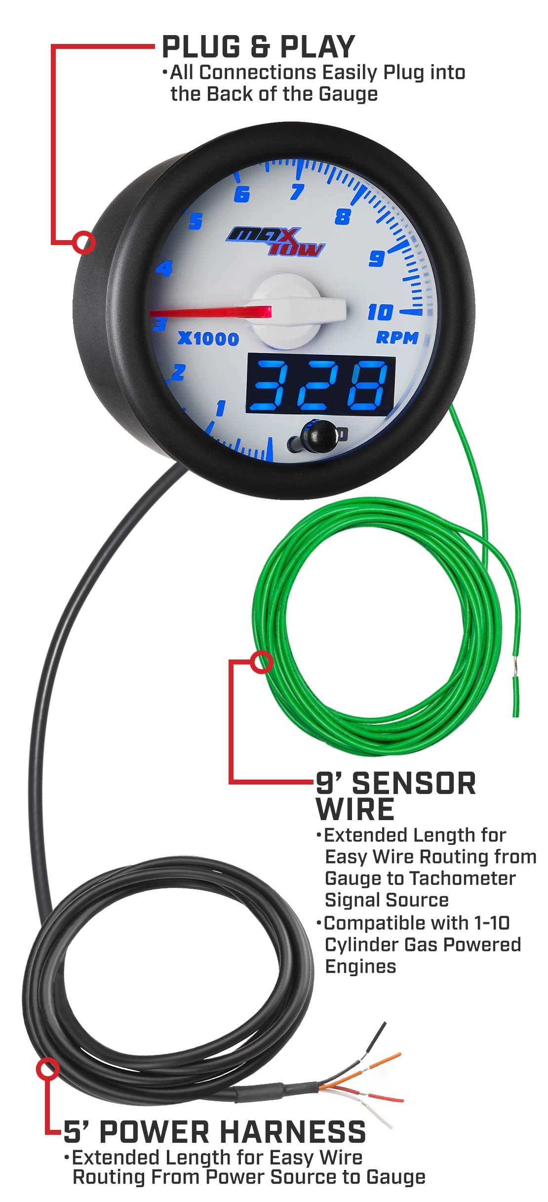 tachometer wiring diagram