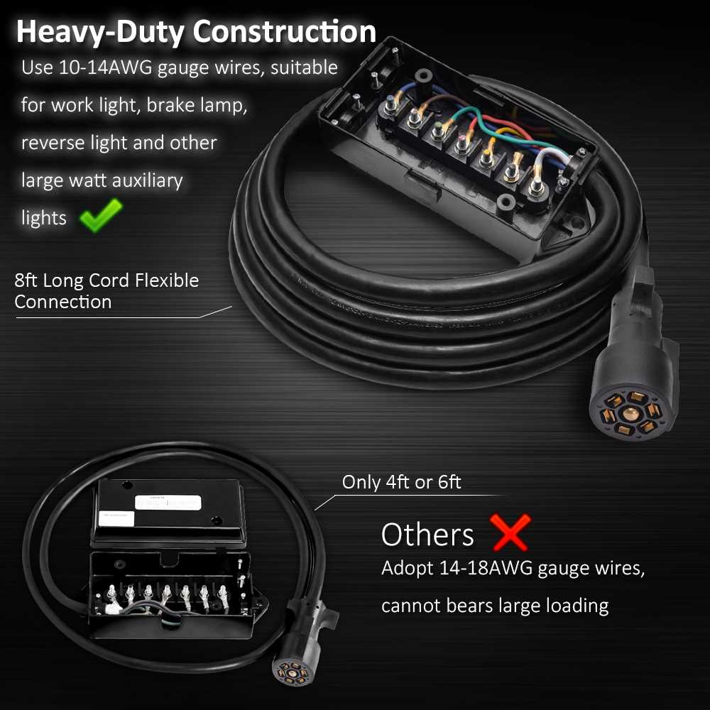 7 way trailer junction box wiring diagram