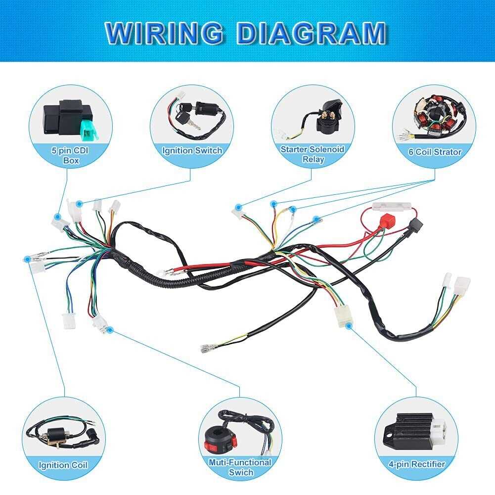 chinese atv wiring diagram 50cc