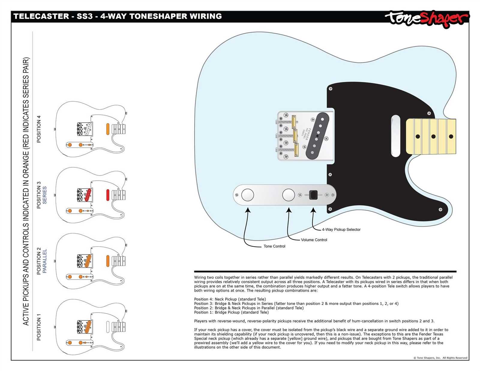 tele 4 way switch wiring diagram