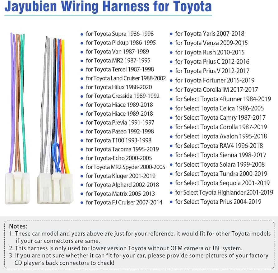 toyota camry stereo wiring diagram