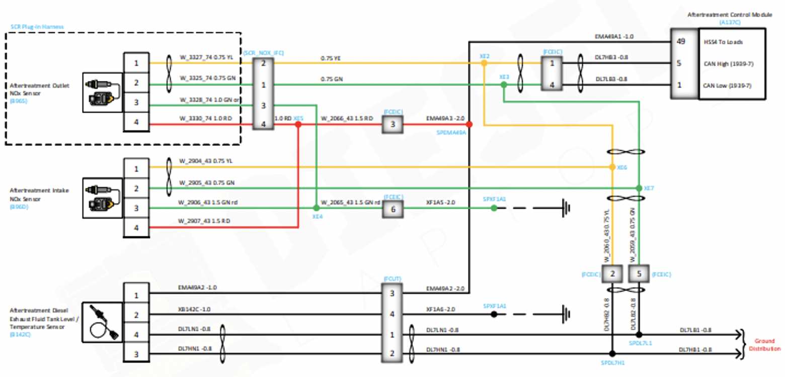 tractor trailer light wiring diagram