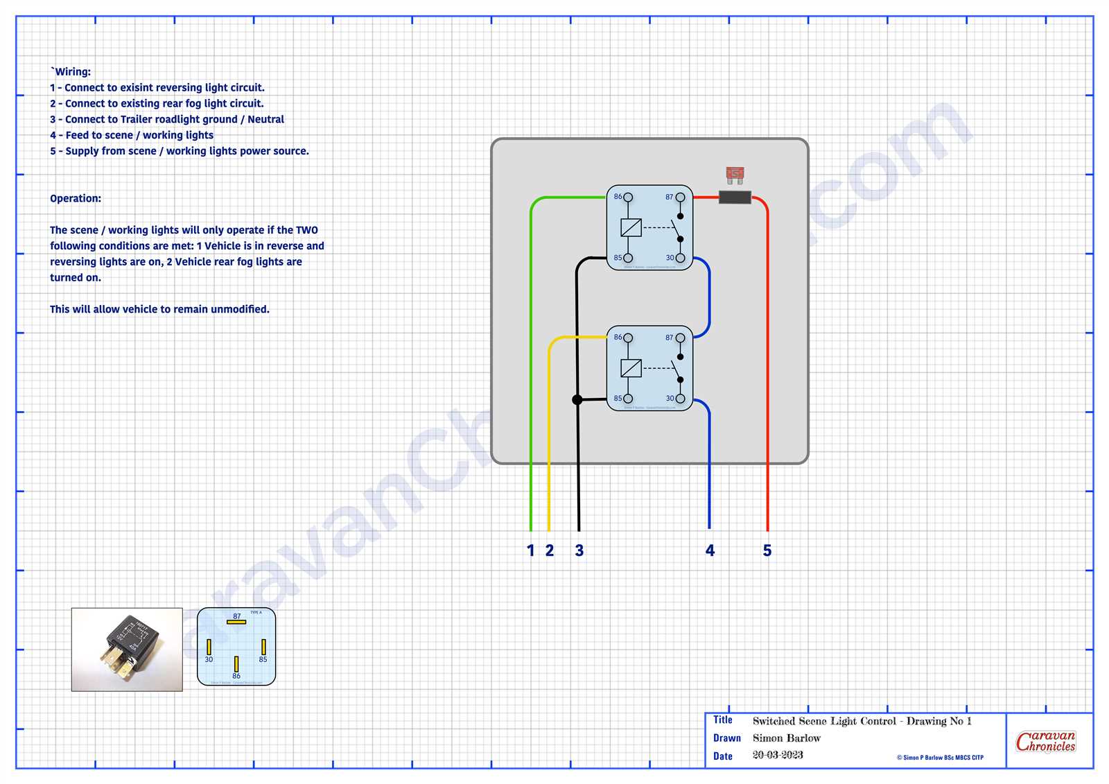 trailer house wiring diagram