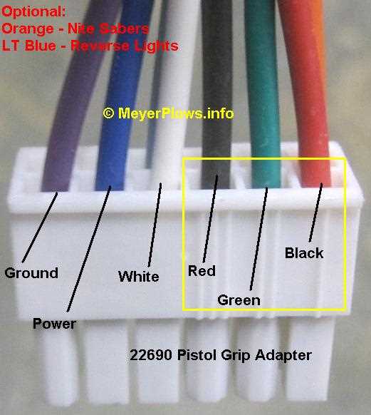 western plow control wiring diagram