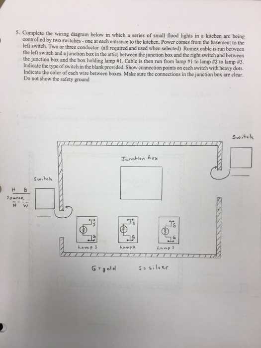 wiring diagram for kitchen