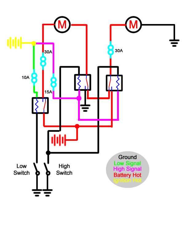 two speed fan switch wiring diagram